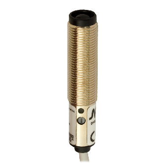 Cellule Directe M12 NPN P=300mm Pot. IR LO/DO Métal Axial Câble 2m-Lire la description