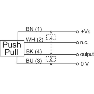 Cellule Bar. reflex Push-Pull P=8m LR LO / M12 4P-Lire la description