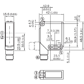 Cellule Bar. reflex PNP P=10m LR LO/DO / M12 4P (P250 inclus)-Lire la description