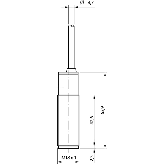 Cellule Bar. reflex M18 PNP P=5m IR LO/DO Métal Axial / Câble 5m Cellule Bar. reflex M18 PNP P=5m IR LO/DO Métal Axial / Câble 5m-Lire la description