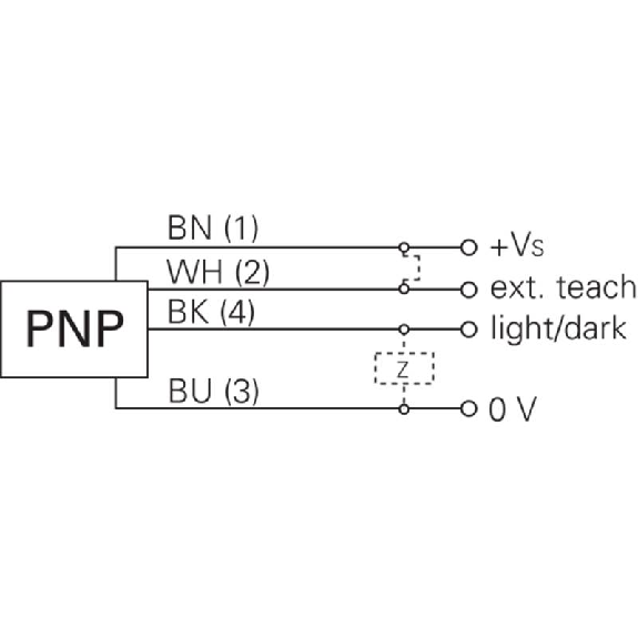 Cellule Barrage (R) PNP P=2m Teach LO Radial / Câble 2m-Lire la description