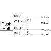 Cellule Directe Push-Pull P=600mm qTeach LR LO/DO / M12 4P