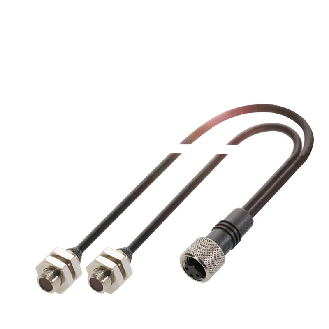 Tête de capteur Barrage, LR à LED (MicroSpot), Ø5x15mm / M08 3P-Lire la description