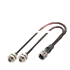 Tête de capteur Barrage, LR à LED (MicroSpot), Ø5x15mm / M08 3P