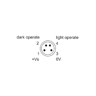 Cellule EAP NPN P=300mm qTeach+Teach-in LR LO/DO / M08 4P-Lire la description