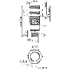 Cellule Directe M18 PNP P=1m Pot. LR LO/DO Inox Axial / M12 4P