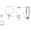 Cellule Bar. reflex transp. NPN P=5m Teach LO/DO Inox WD / C2m PVC