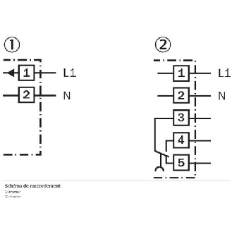 Cellule Barrage RELAIS SPDT P=60m Pot. LR LO/DO Tempo / Bornier-Lire la description