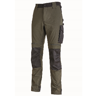 U-Power - Pantalon de travail Slim Fit vert foncé ATOM-Lire la description