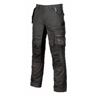 U-Power - Pantalon de travail noir RACE-Lire la description
