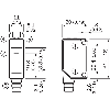 Cellule Bar. reflex PNP P=4m Pot. LR LO/DO / Tyco+C0,99mm