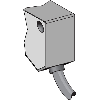 Cellule Bar. reflex PNP P=4m Pot. LR LO/DO / Tyco+C0,99mm-Lire la description