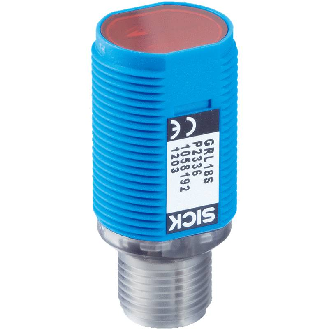 Cellule Bar. reflex M18 NPN P=7.2m PinPoint LO/DO Plast. / M12 4P-Lire la description