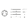 Cellule EAP PNP P=50-250mm Pot. LR LO/DO / M08 4P Cellule EAP PNP P=50-250mm Pot. LR LO/DO / M08 4P