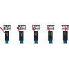 Cellule Bar. reflex PNP P=12m Pot. Laser LO/DO 10-30Vdc / M12 4P