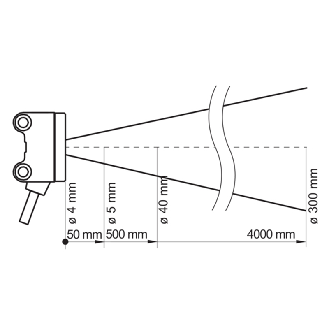 Cellule Bar. reflex PNP P=4m LR LO/DO / Câble 2m PVC-Lire la description