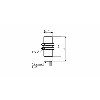 Cellule Directe M18 NPN P=150mm Pot. IR LO Métal Axial / Câble 2m