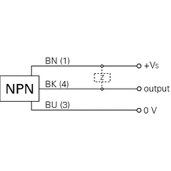 Cellule Directe M18 NPN P=150mm Pot. IR LO Métal Axial / Câble 2m-Lire la description