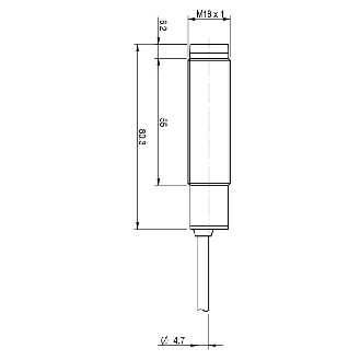 Photo.M18,NPN/PNP-NO/NC,Cable,Receiver-Lire la description