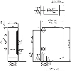 Cellule EAP NPN P=1m Pot. LR LO/DO 10-30Vdc / M12 4P