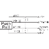Smartreflect Push-pull P=600mm qTeach IO-L PinPoint LO/DO / Câble 2m