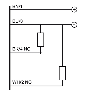 Cellule Bar. reflex M18 PNP P=30m Laser LO/DO Métal Axial Câble 2m-Lire la description