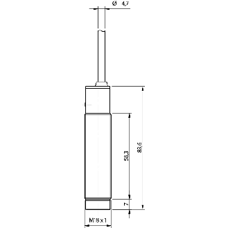 Cellule Bar. reflex M18 PNP P=30m Laser LO/DO Métal Axial Câble 2m-Lire la description