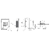 Cellule Directe RELAIS P=1m IR LO/DO 12-240Vdc/24-240Vac / Câble 2m