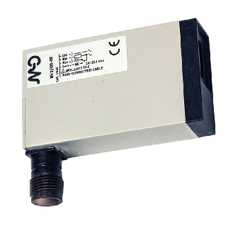 Cellule Directe TRIAC NO/NF P=100mm IR 20-253VAC / M12 4P 90°-Lire la description