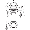 Cellule Directe M18 PNP P=550mm PinPoint LO Métal Axial / Câble 2m