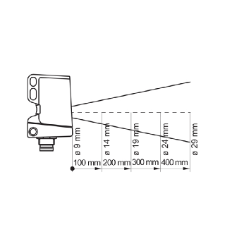 Cellule EAP Push-Pull P=300mm qTeach IR LO/DO / Câble 2m-Lire la description