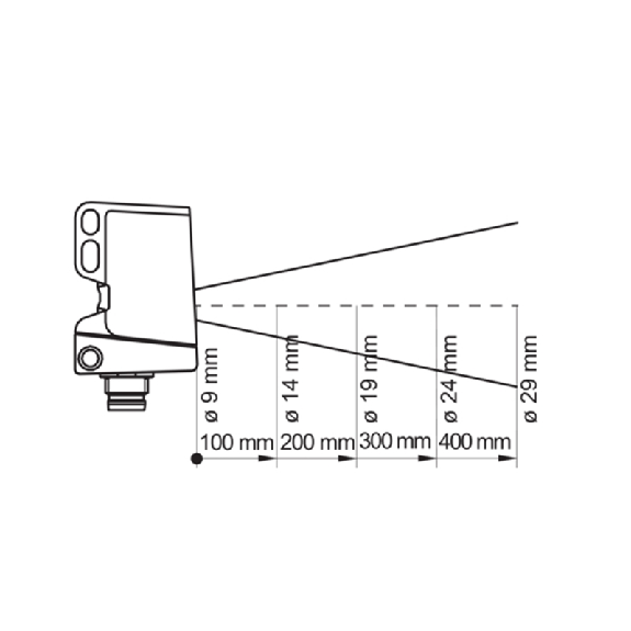 Cellule EAP Push-Pull P=300mm qTeach IR LO/DO / Câble 2m Cellule EAP Push-Pull P=300mm qTeach IR LO/DO / Câble 2m-Lire la description
