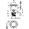 Cellule Bar. reflex M18 PNP P=7.2m PinPoint DO Métal Axial / M12 3P