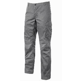 U-Power - Pantalon de travail gris Stretch et Slim BALTIC-Lire la description