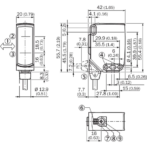 Cellule EAP PNP/NPN P=1.5m IR LO/DO / M12 4P+C0.27m-Lire la description