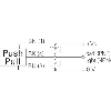 Cellule EAP Push-Pull P=50mm DO IO-Link / Câble 2m