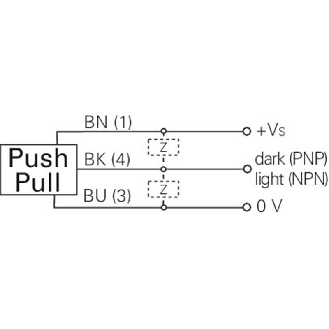 Cellule EAP Push-Pull P=50mm DO IO-Link / Câble 2m-Lire la description
