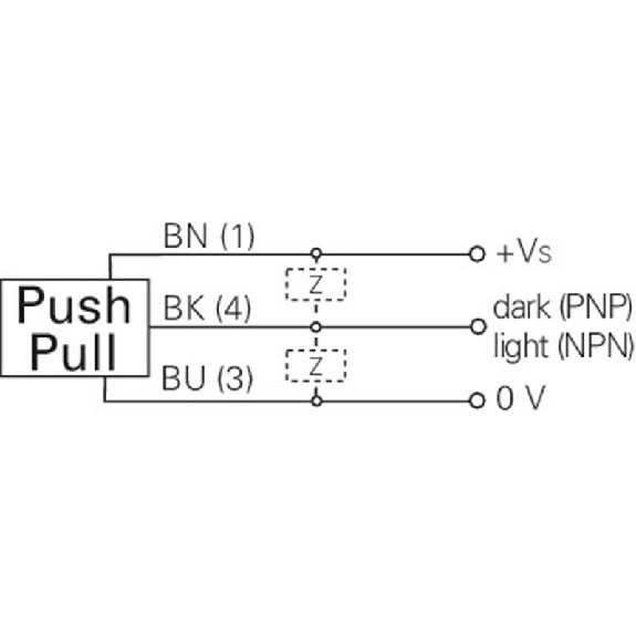 Cellule EAP Push-Pull P=50mm DO IO-Link / Câble 2m Cellule EAP Push-Pull P=50mm DO IO-Link / Câble 2m-Lire la description