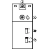 Cellule Bar. reflex PNP/NPN P=22m DC / M12 5P
