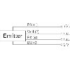 Cellule Barrage (E) P=8m Plast. 10-30Vdc / M08 4P