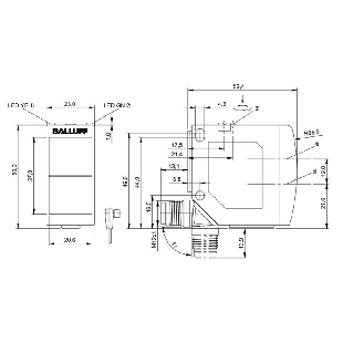 Cellule Directe NPN P=1.2m Teach Laser LO/DO / M12 4P-Lire la description