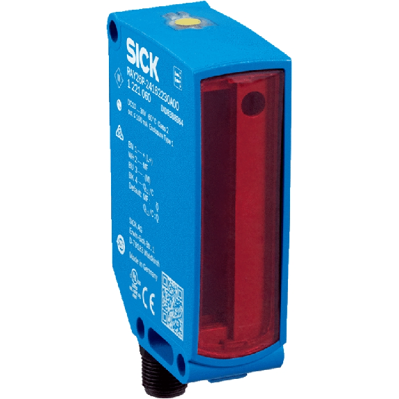 Cellule Bar. reflex Ligne 55mm PNP/NPN P=4,5m LO/DO / M12 4P-Lire la description