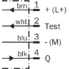 Cellule EAP NPN P=300mm Pot. Laser LO/DO E. test / M08 4P Cellule EAP NPN P=300mm Pot. Laser LO/DO E. test / M08 4P