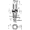 Celulle Directe M18 PNP P=550mm PinPoint Plast. Axial / M12 4P