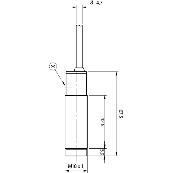 Cellule Bar. reflex M18 PNP P=4m LR NO+NF Plast. Axial Câble 2m PVC Cellule Bar. reflex M18 PNP P=4m LR NO+NF Plast. Axial Câble 2m PVC-Lire la description