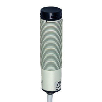 Cellule Bar. reflex M18 PNP P=4m LR NO+NF Plast. Axial Câble 2m PVC-Lire la description