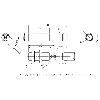 Cellule Directe M12 PNP P=250mm PinPoint LO Métal Axial / M12 4P