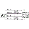 Cellule EAP Push-Pull P=30mm +/-2mm LR LO/DO Plast. / M08 4P