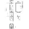 Cellule EAP PNP P=300mm Teach Laser LO/DO Inox WD / M12 4P+C0.15m