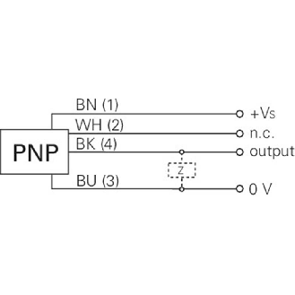 Cellule Directe M12 PNP P=30-200mm Pot. IR DO 10-30Vdc / M12 4P-Lire la description